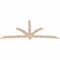 Ekena Millwork Davenport Smooth Timber Gable Bracket, Douglas Fir, 108"W x 49"H x 1 1/2"D x 5 1/2"F, 11/12 Pitch GBW108X49X0206DAV00SDF - alternate 2